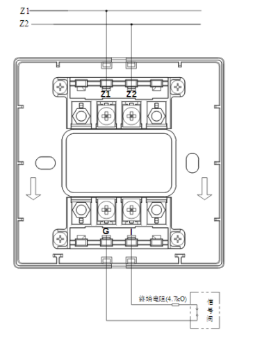 安徽海湾GST-LD-8300B输入模块常闭无源触点接线图