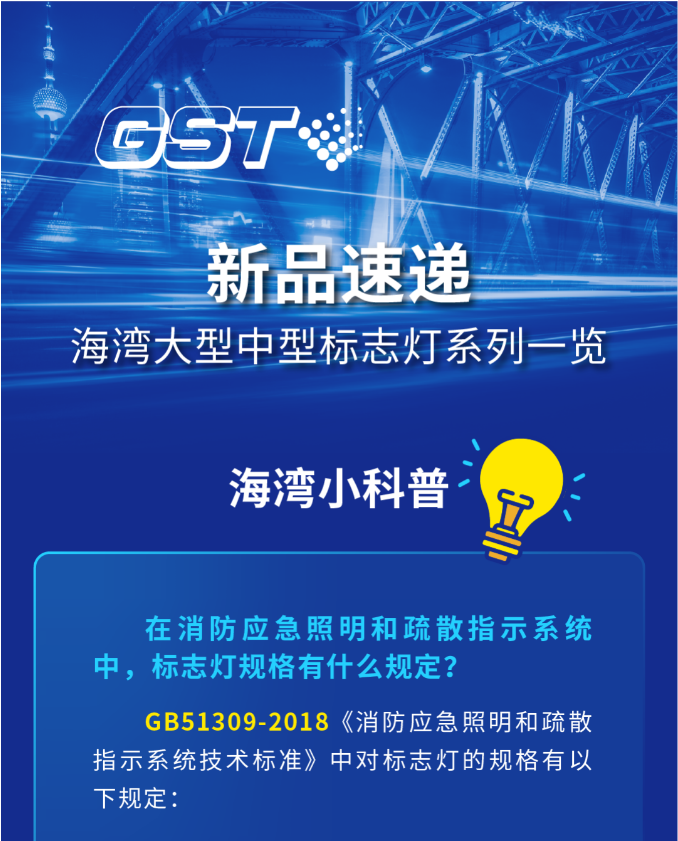 安徽海湾大型中型标志灯系列灯具科普