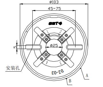 DZ-03定位底座 安徽海湾底座